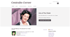 Desktop Screenshot of contraltocorner.com